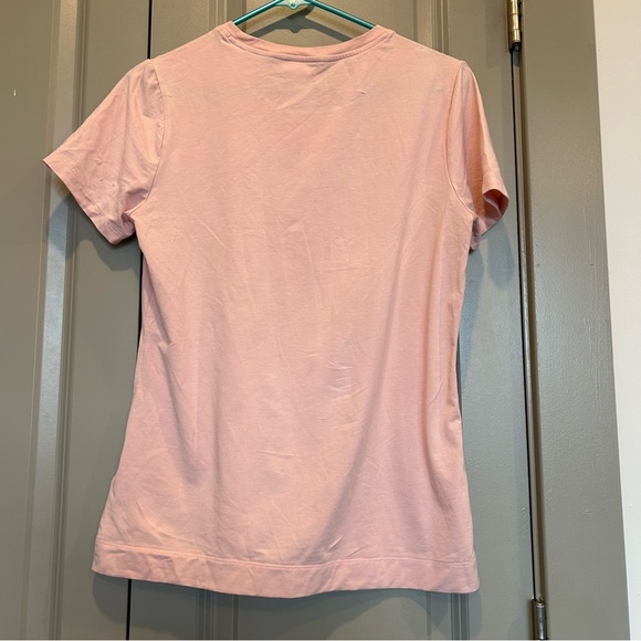 Athleta Women’s Small Light Pink Outbound Tee T-Shirt Blush Short-Sleeve - Picture 4 of 4